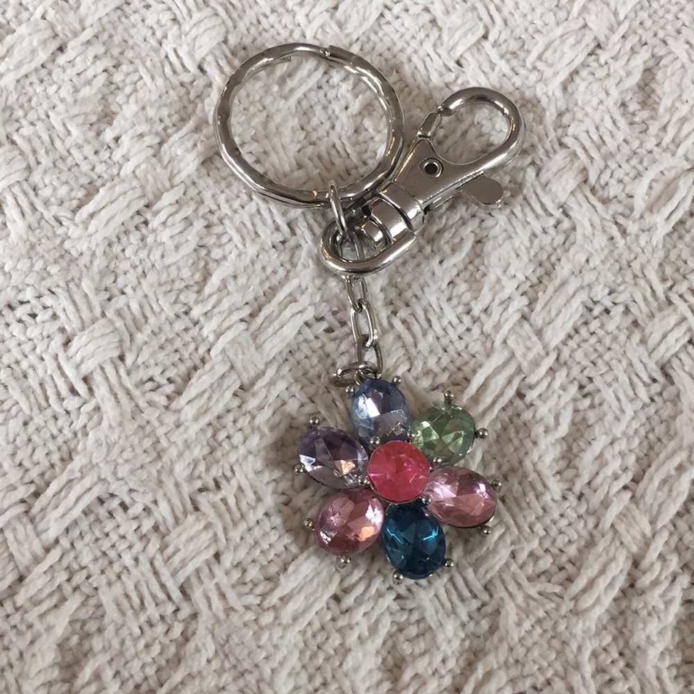Flower key chain